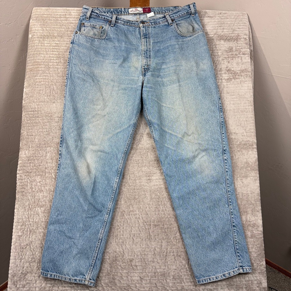 Levi Strauss Signature 545 Loose Fit Jeans Light Wash‎ Denim 42x32 00545-0391